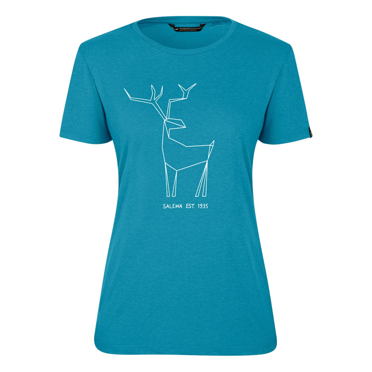 Salewa Deer Dry Short Sleeve T-Shirts γυναικεια μπλε Greece OK1032459